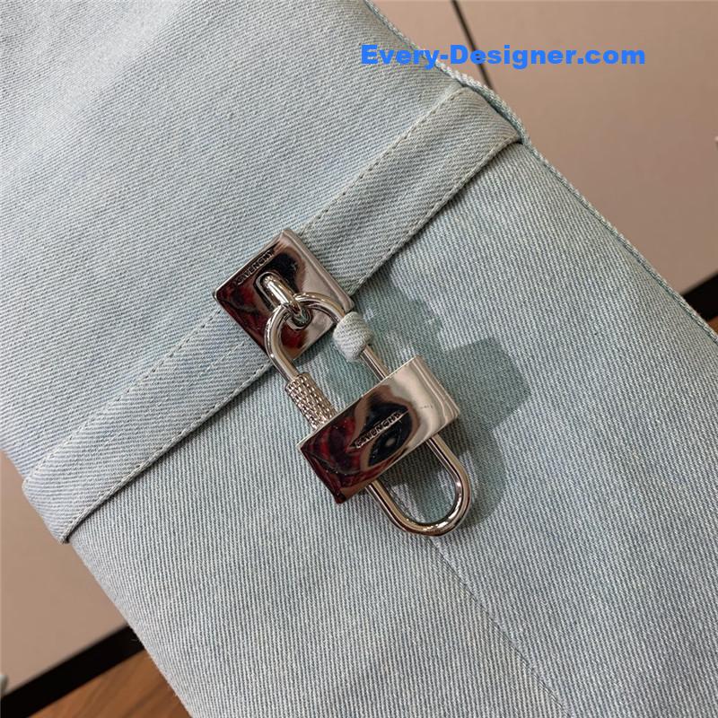 Givenchy Shark Lock Stiletto Over-the-Knee Boots