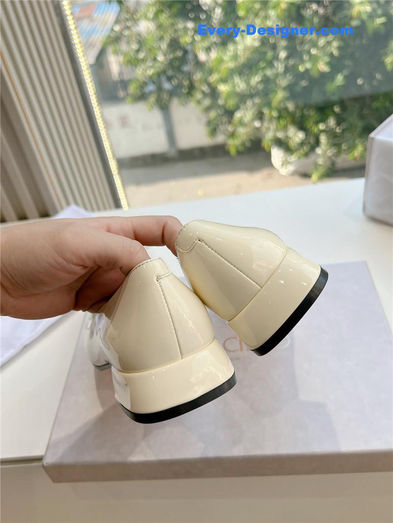 J1m*y Ch00 ravi bamboo nappa leather flats