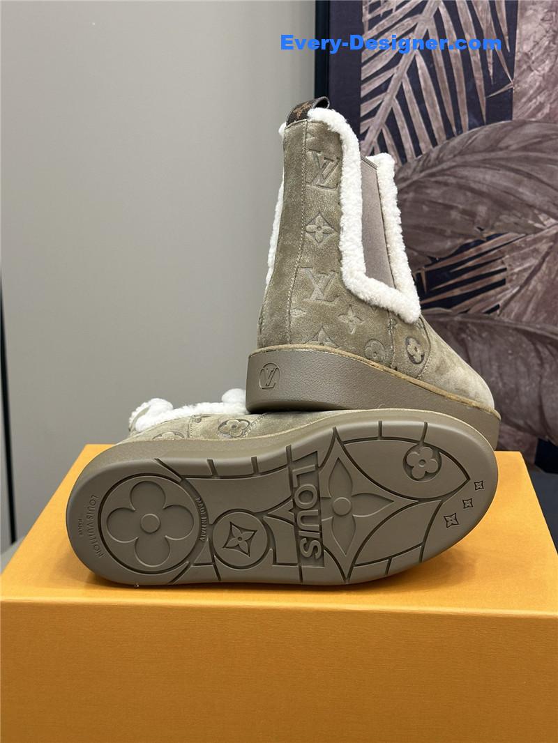 l0vis Vvtt0n aspen chelsea boots in green