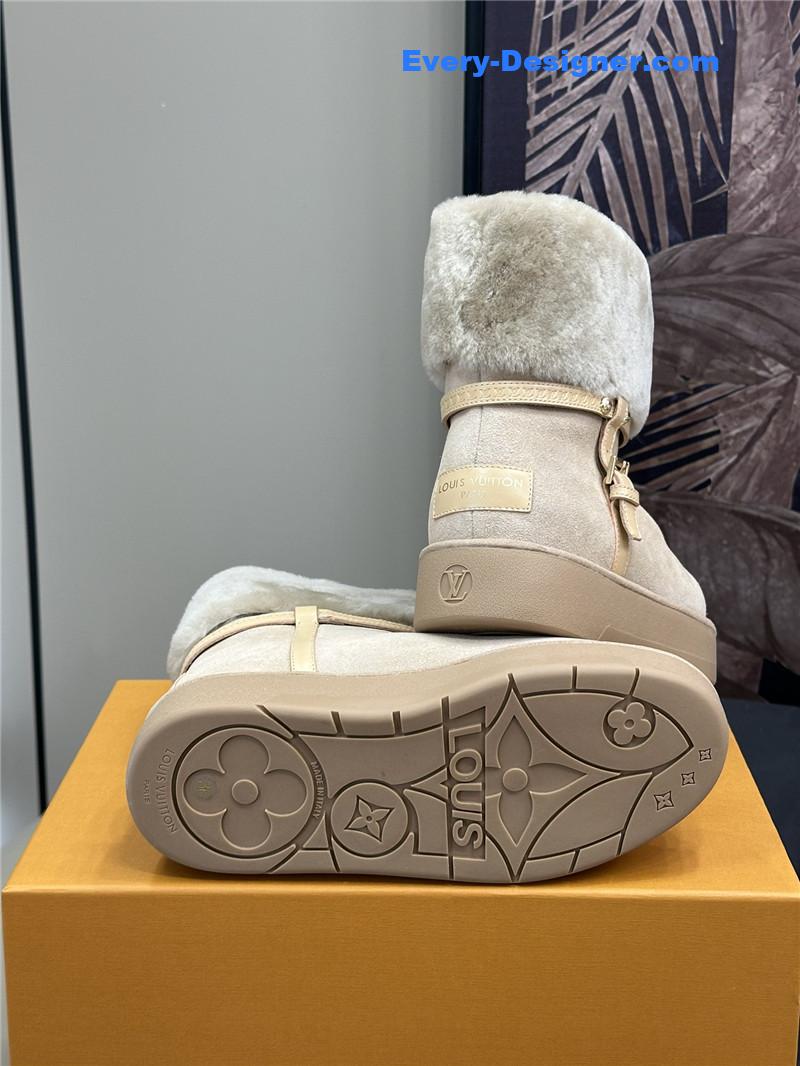 l0vis Vvtt0n aspen platform ankle boot beige