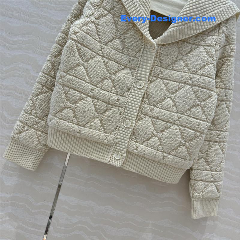 D10r navy collar coat