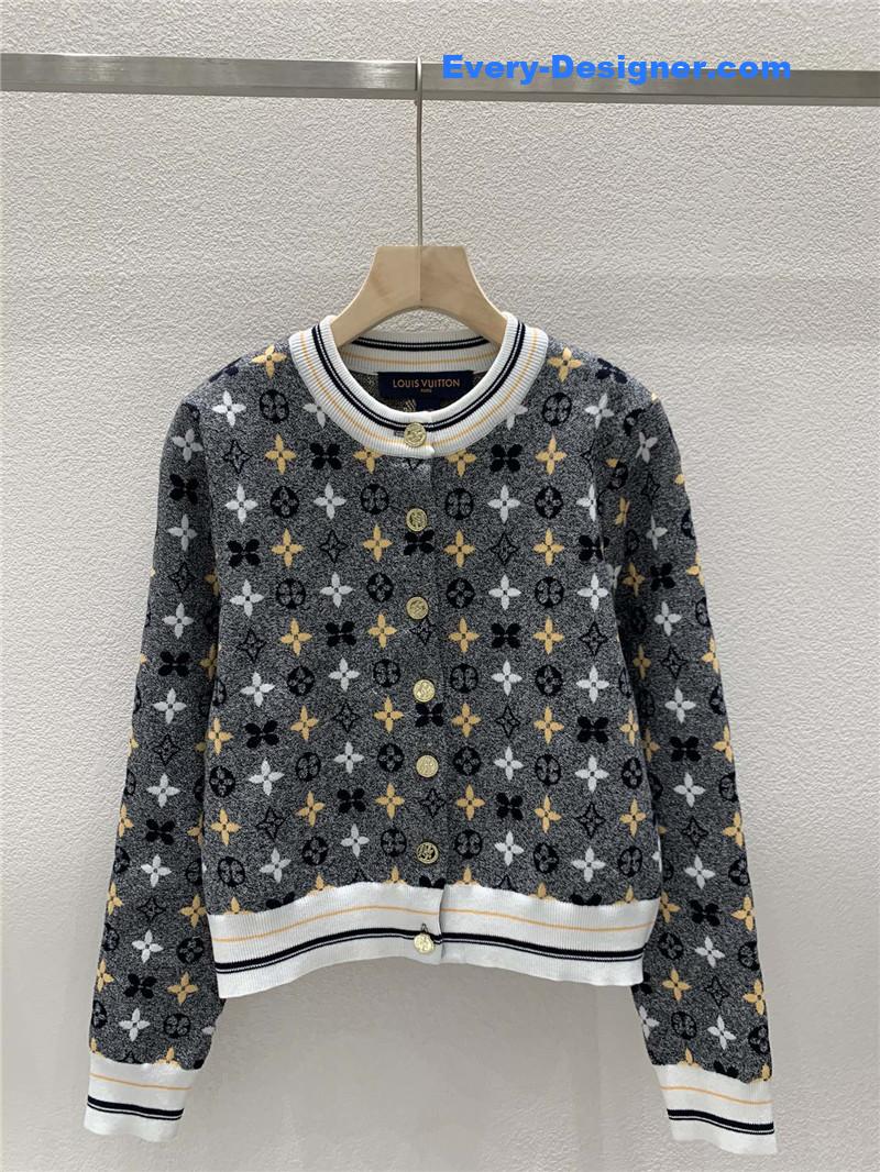 l0vis Vvtt0n kaleidoscope cardigan grey