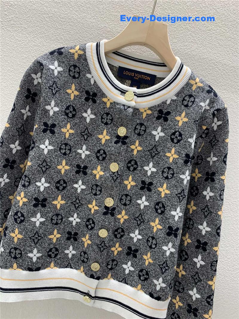 l0vis Vvtt0n kaleidoscope cardigan grey