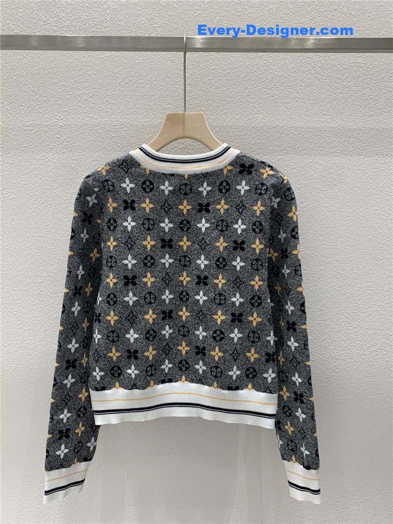 l0vis Vvtt0n kaleidoscope cardigan grey