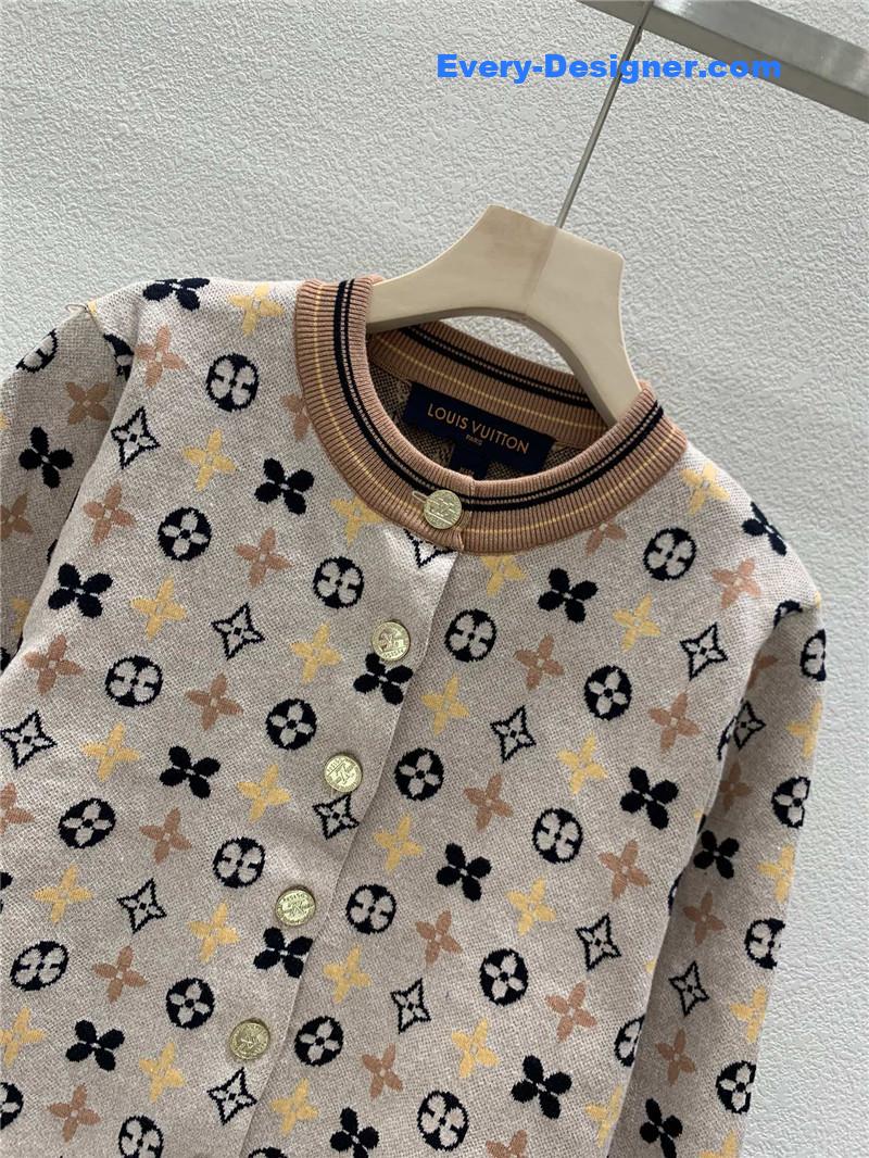 l0vis Vvtt0n kaleidoscope cardigan beige