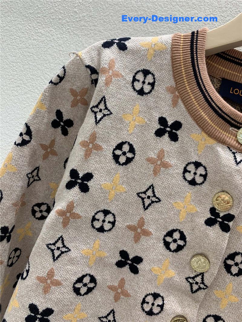 l0vis Vvtt0n kaleidoscope cardigan beige