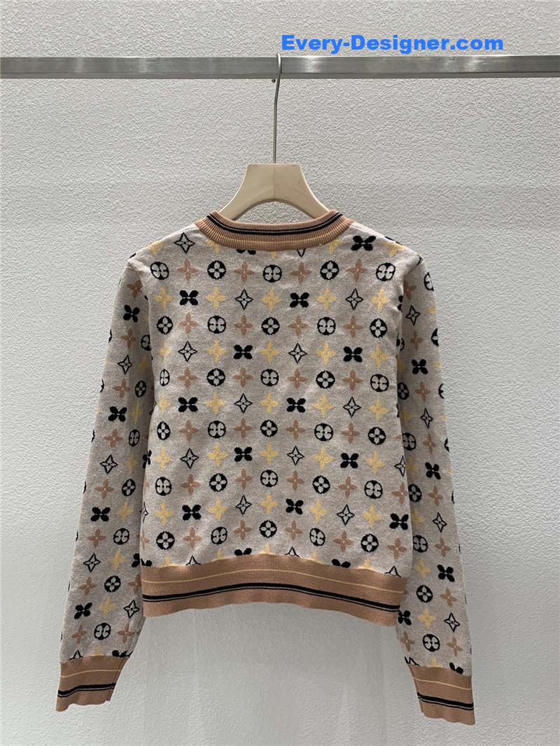 l0vis Vvtt0n kaleidoscope cardigan beige