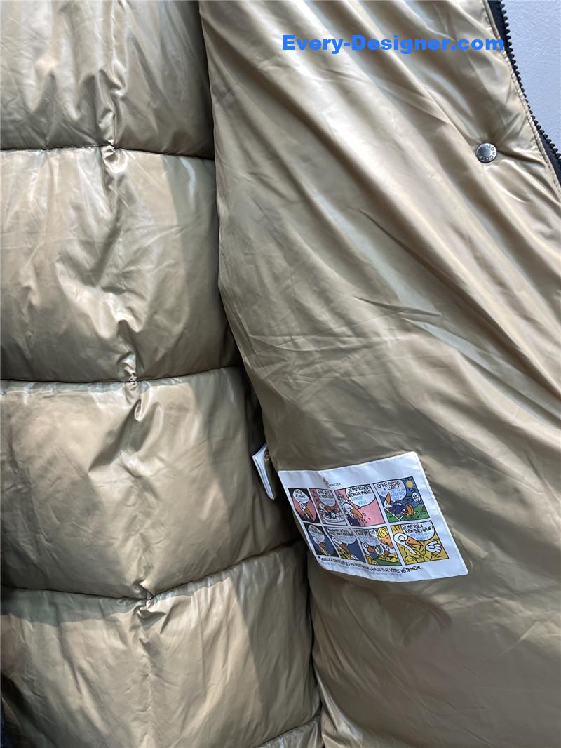 Moncler long down jacket