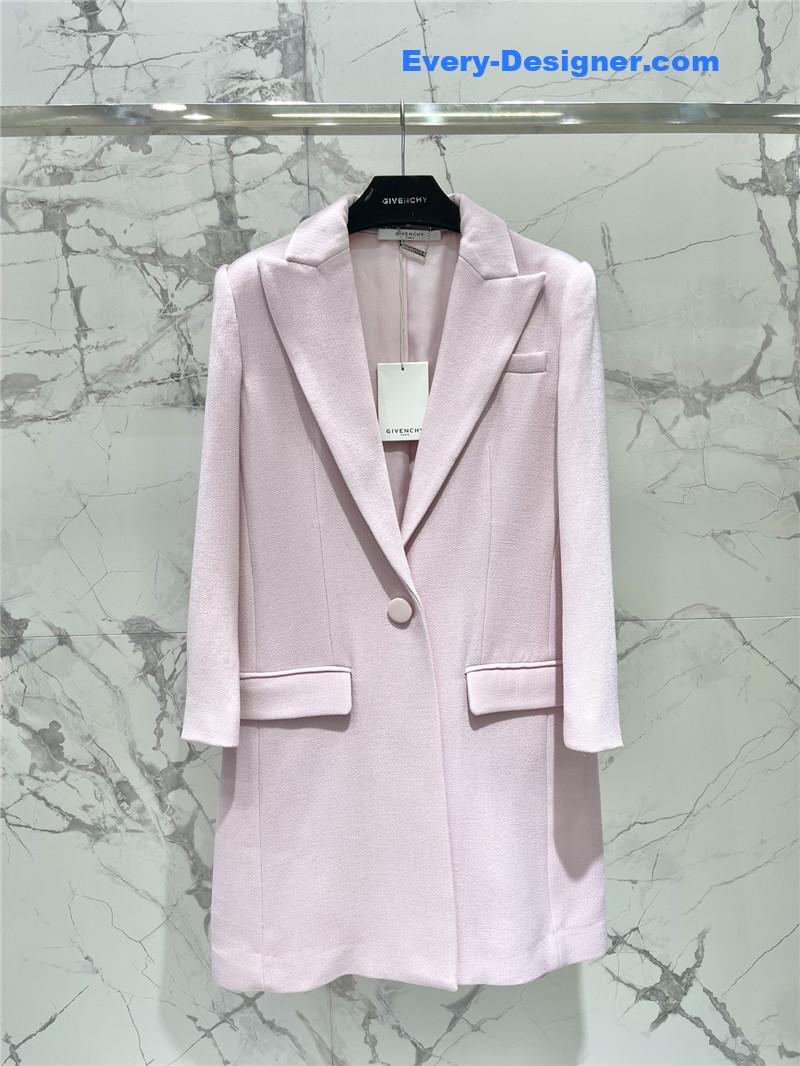 Givenchy single-button wool coat