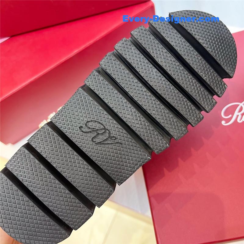 Roger Vivier Black Winter Suede Ankle Boots