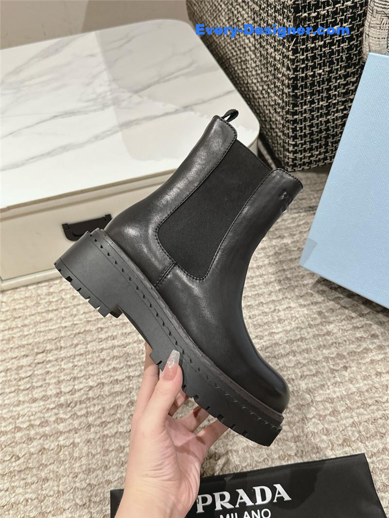 Pra*a leather chelsea boots