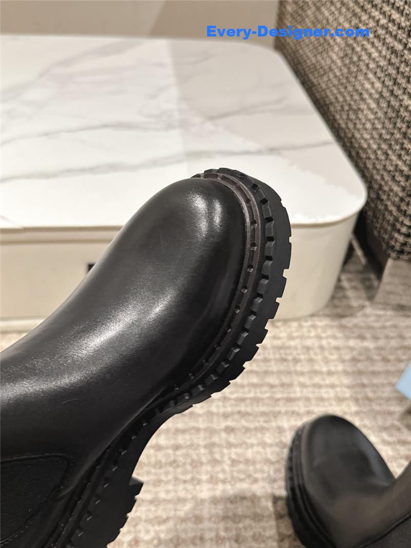Pra*a leather chelsea boots