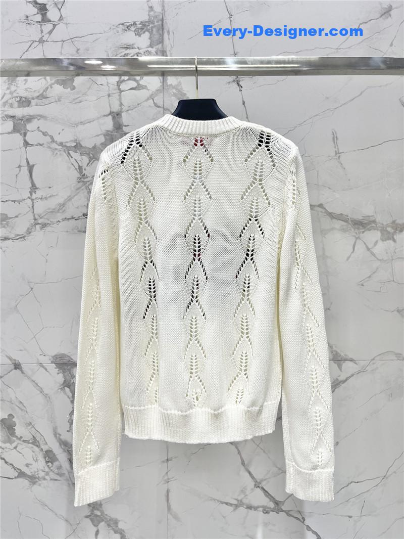 Va1e*ntin0 embroidered wool sweater