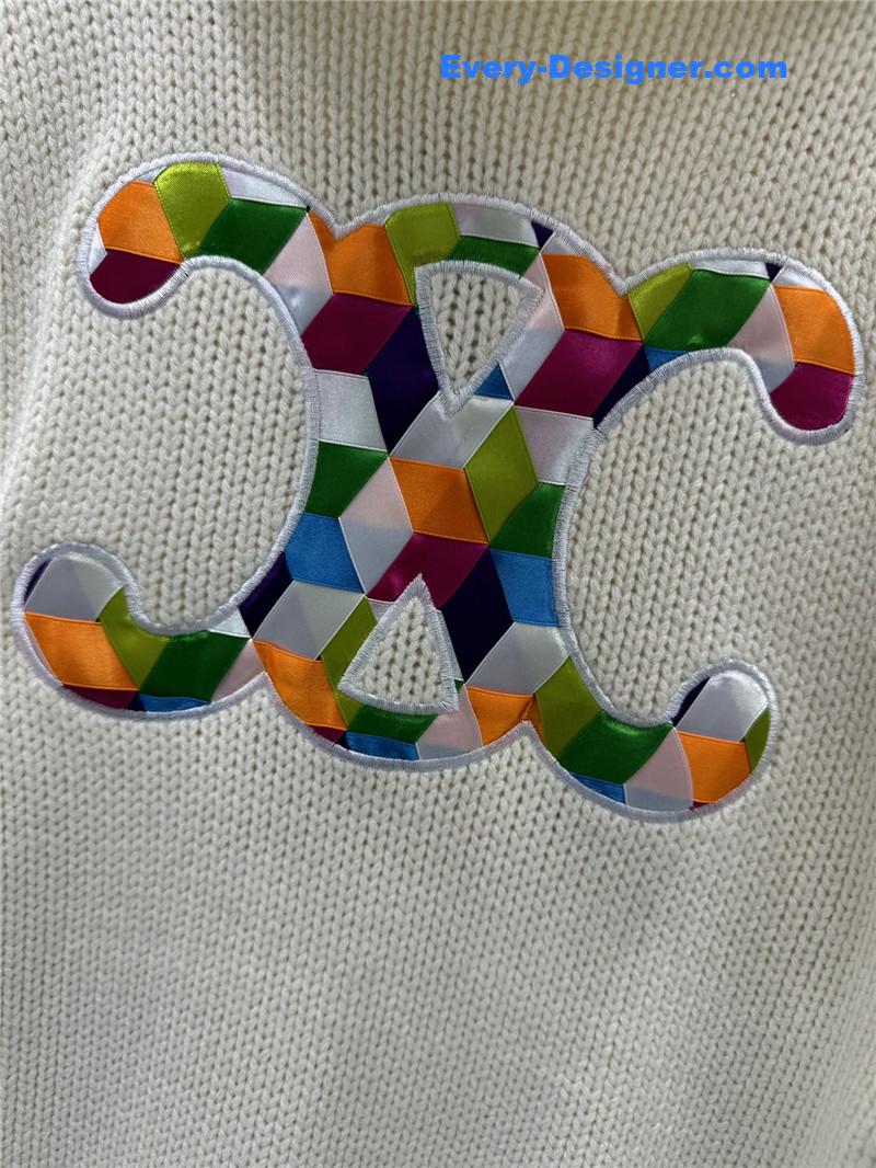 Ce1i*e crochet zip-up hooded sweater