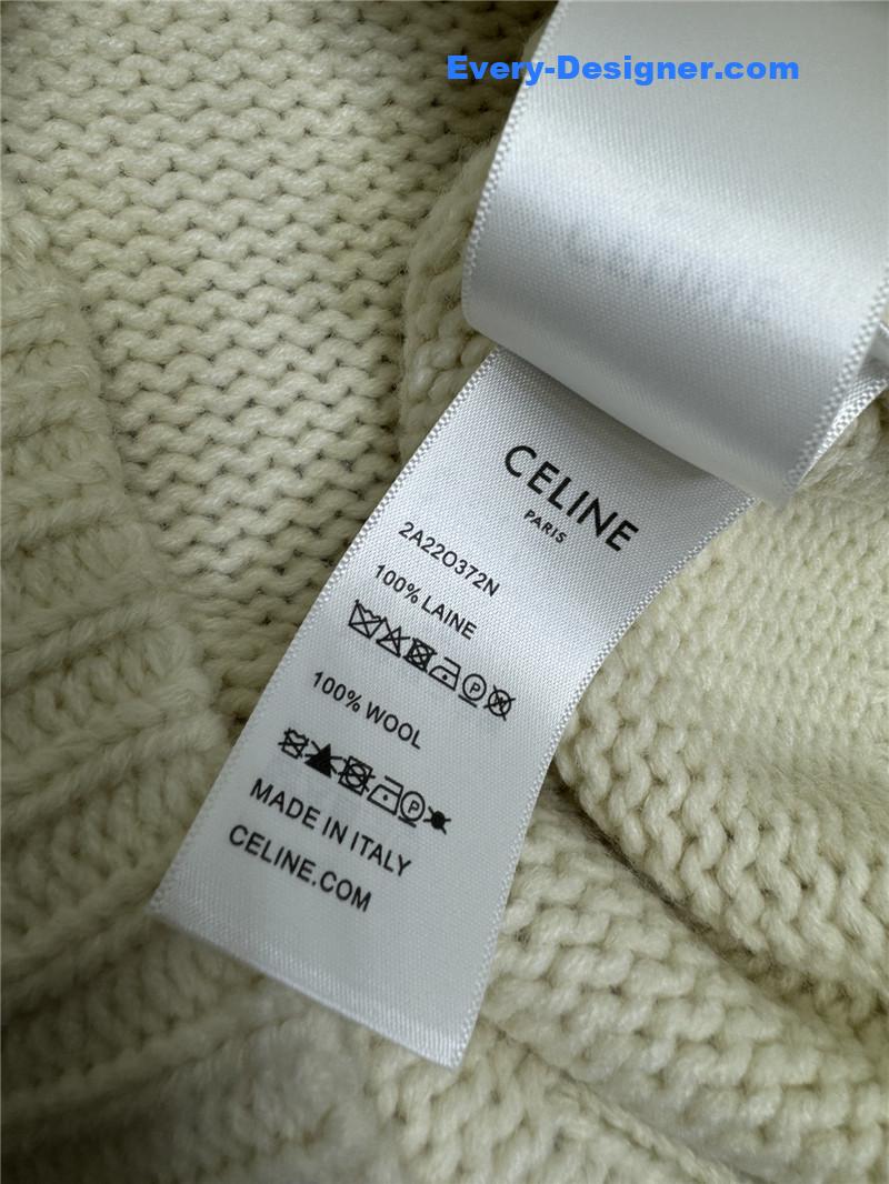 Ce1i*e crochet zip-up hooded sweater