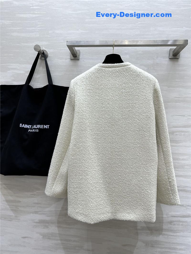 Y51 wool v-neck coat