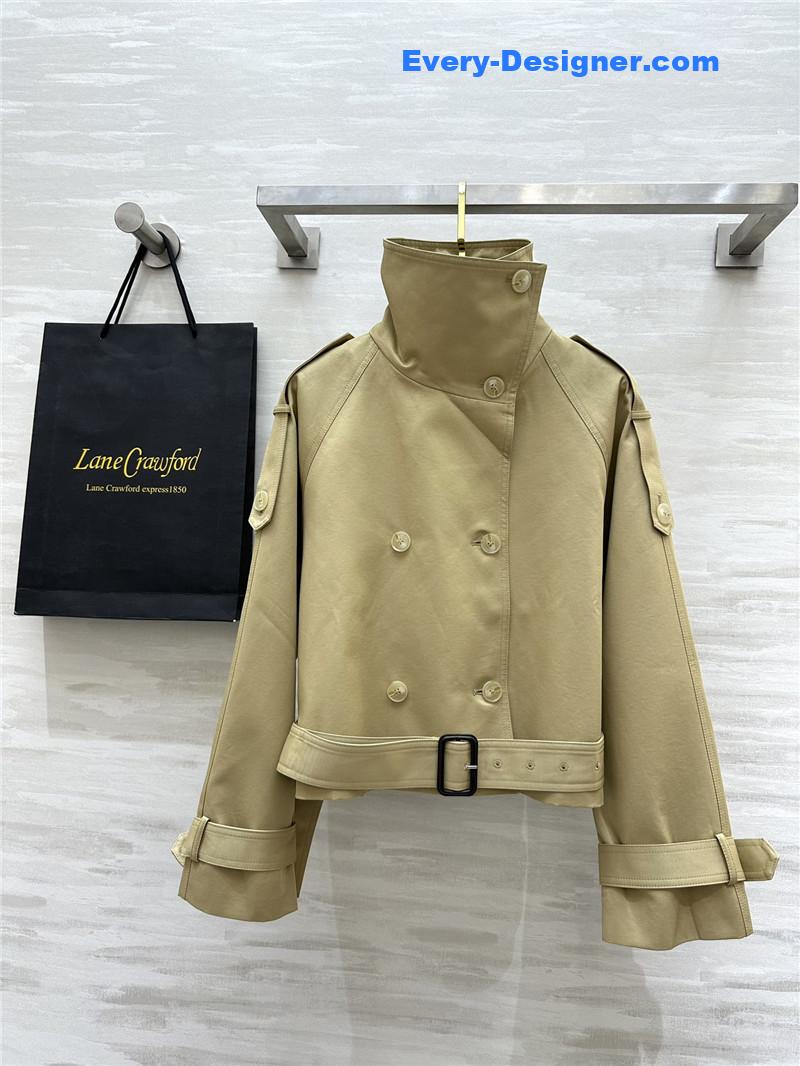 acne studios short trench coat