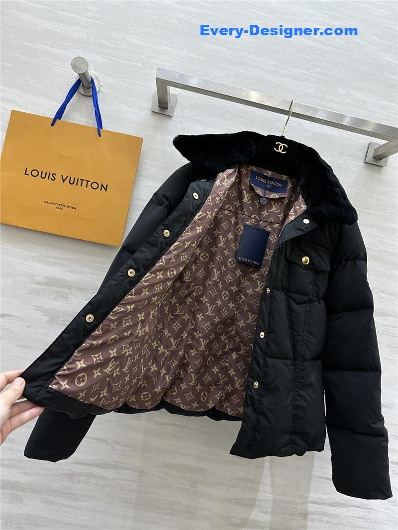 l0vis Vvtt0n lv lapel down jacket