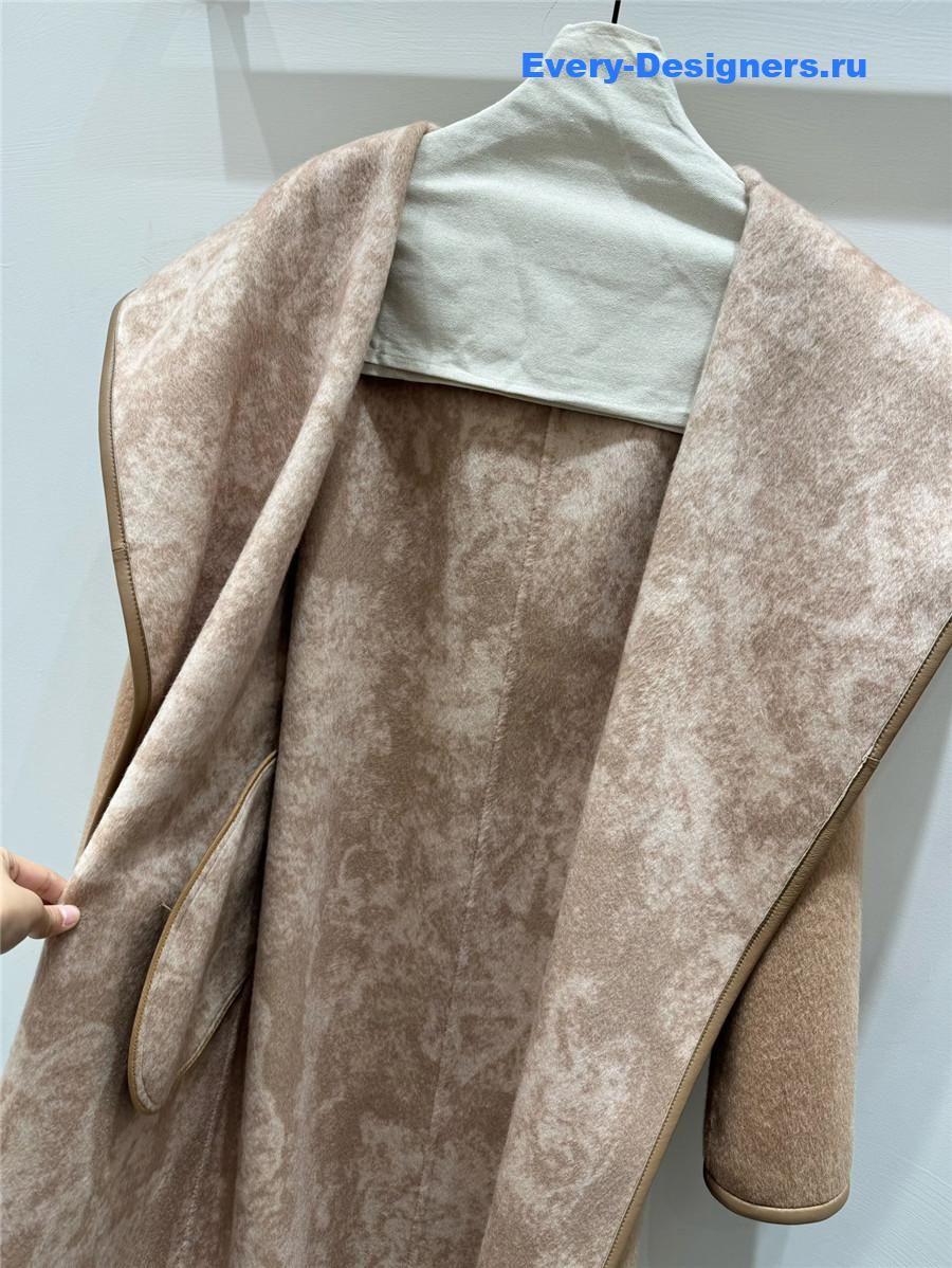 D10r belted cashmere coat