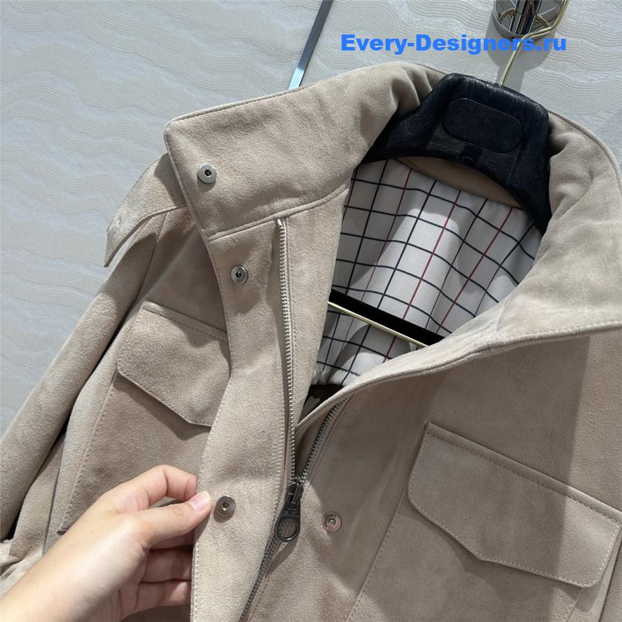 L0r0 P1ana traveler leather jacket