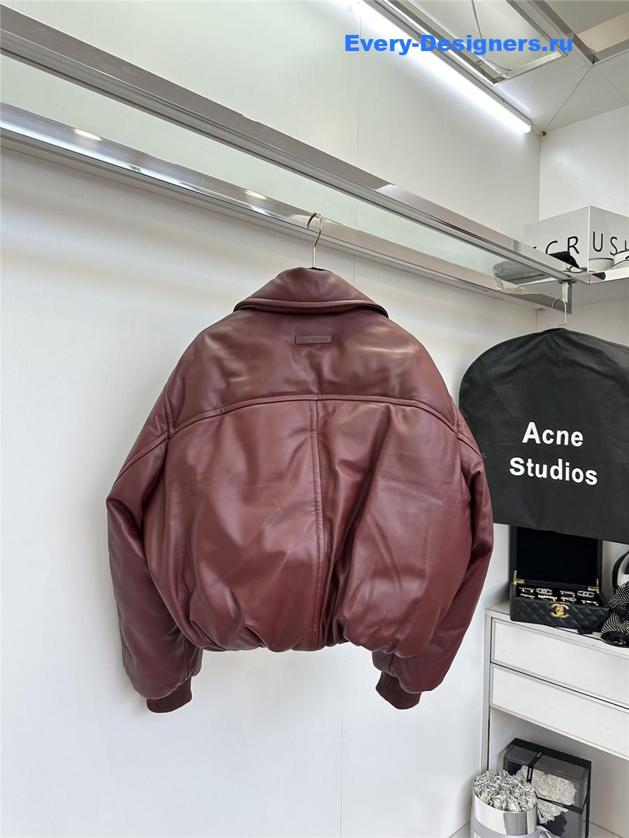 acne studios sheepskin coat