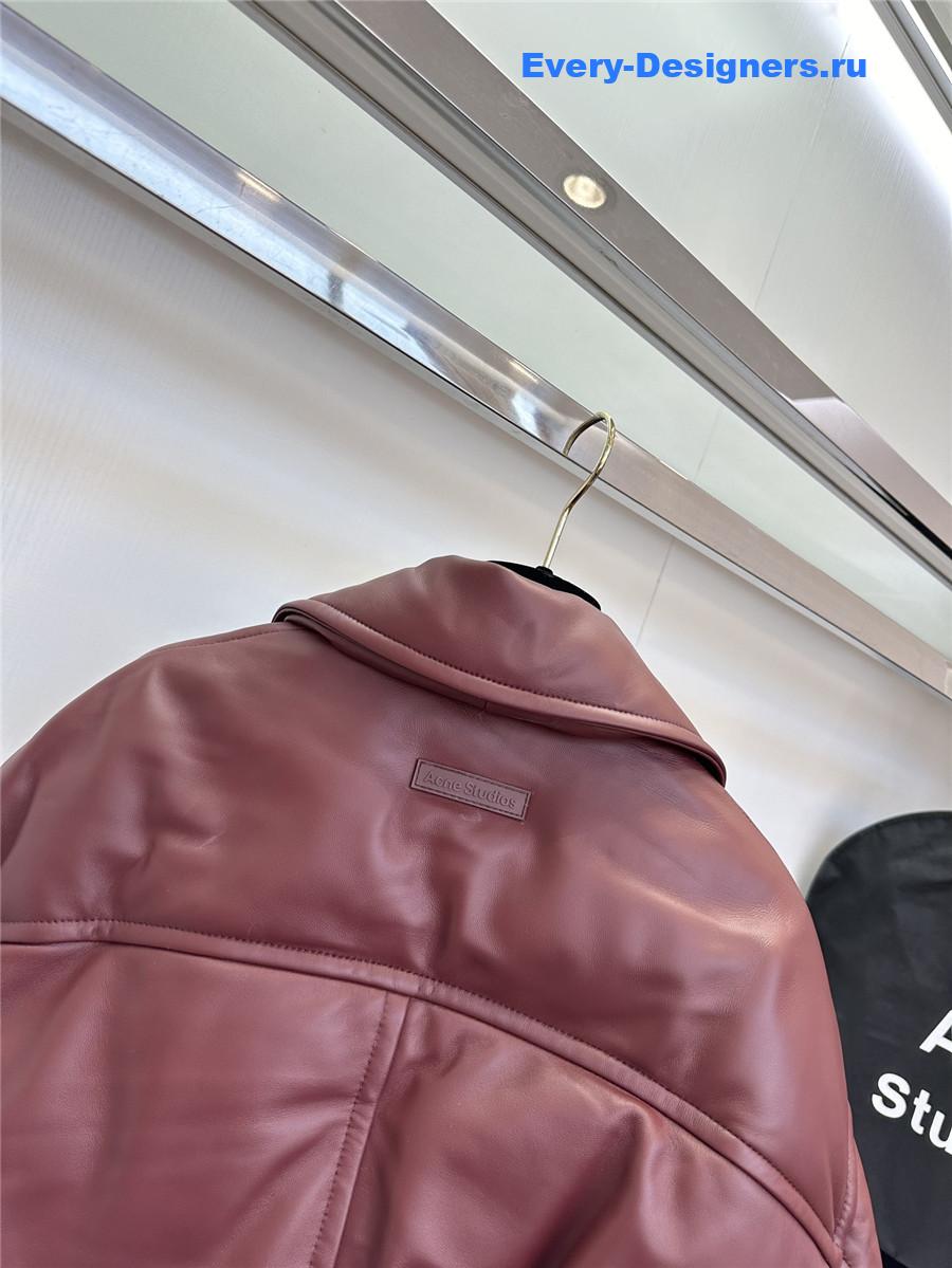 acne studios sheepskin coat