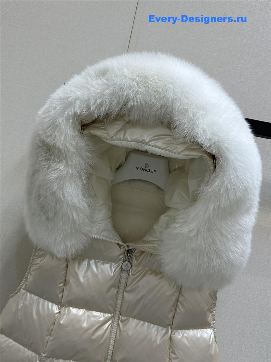 Moncler hooded down vest