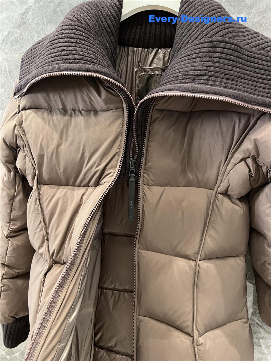 Moncler long down jacket