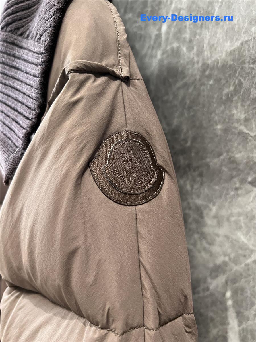 Moncler long down jacket