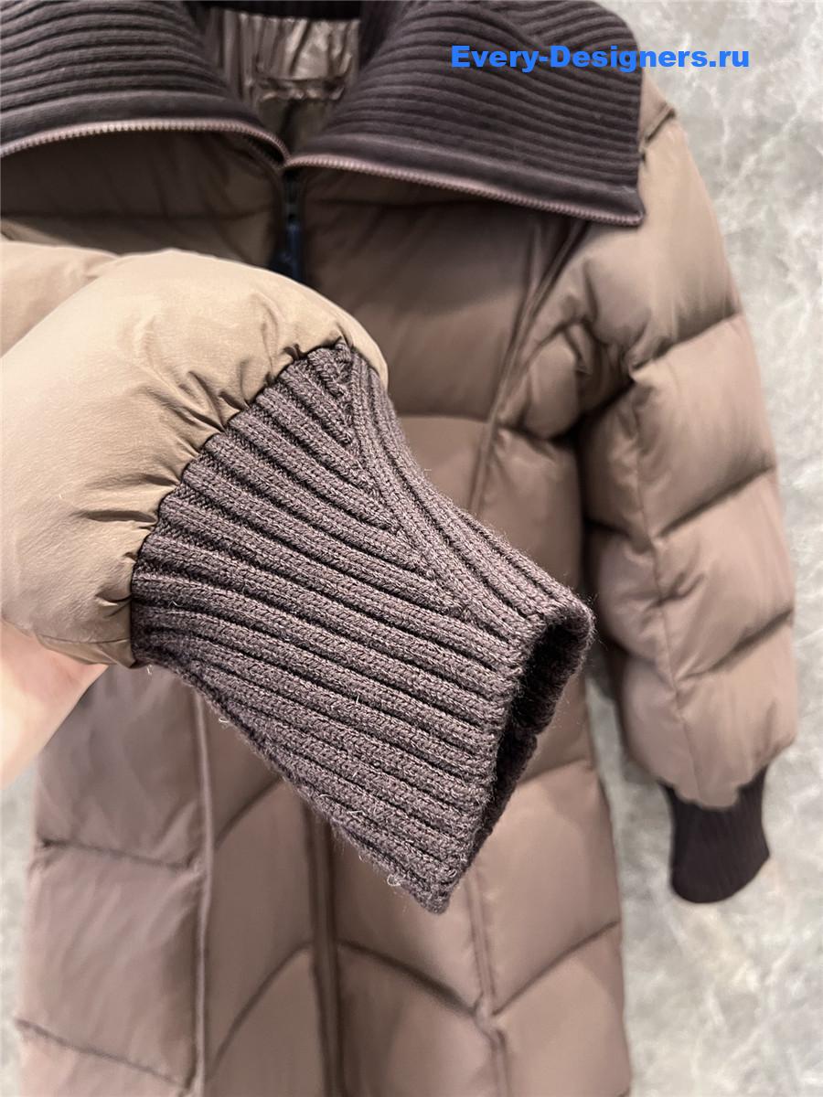 Moncler long down jacket
