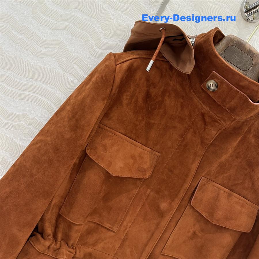 L0r0 P1ana traveler leather jacket