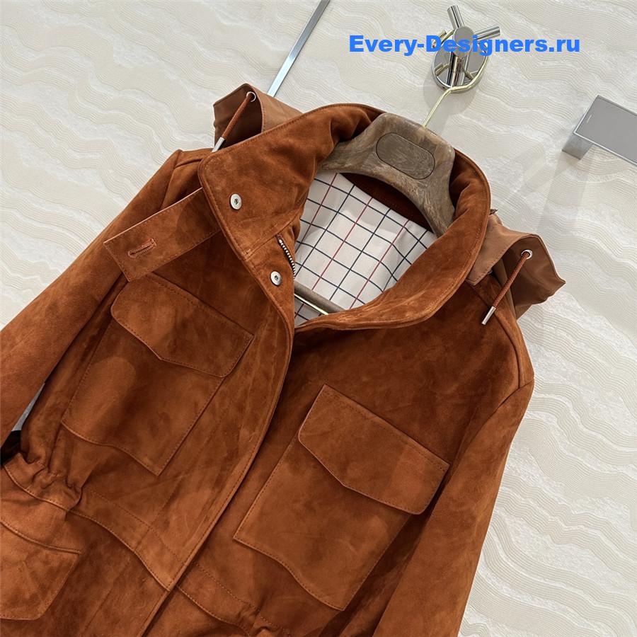 L0r0 P1ana traveler leather jacket