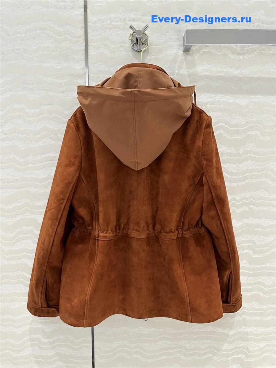 L0r0 P1ana traveler leather jacket