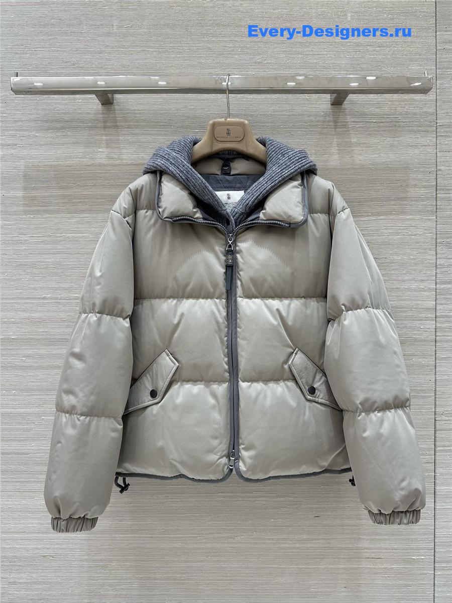 BC Cropped Down Jacket with Hood