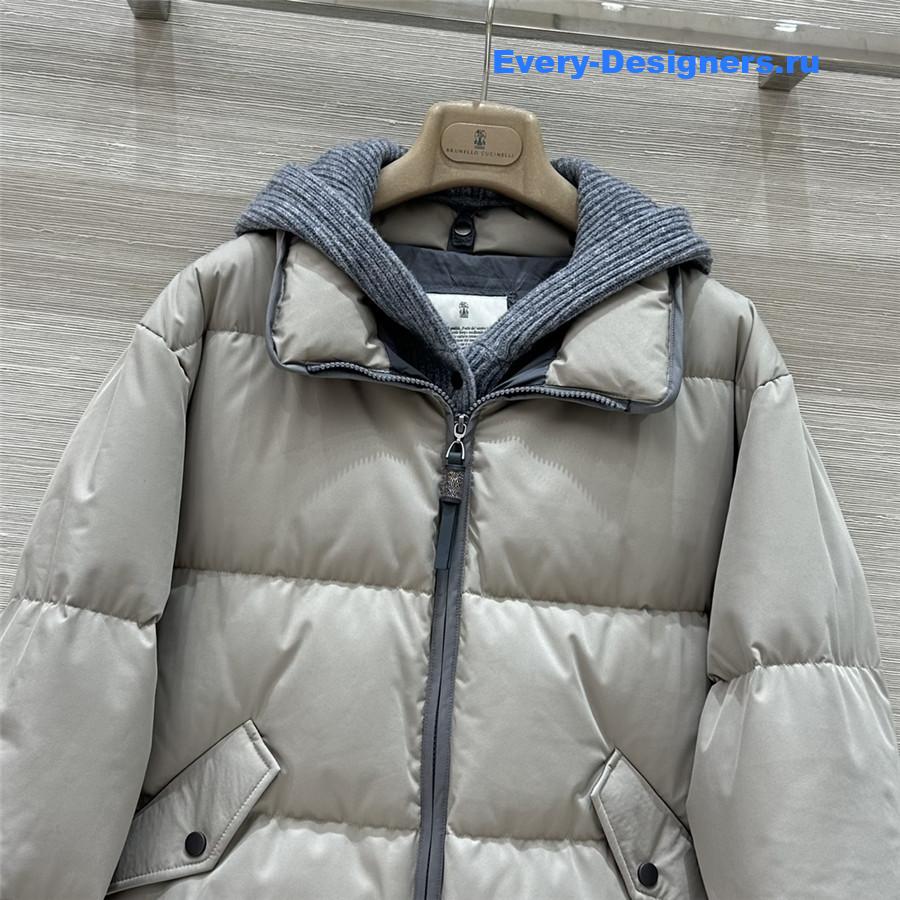 BC Cropped Down Jacket with Hood