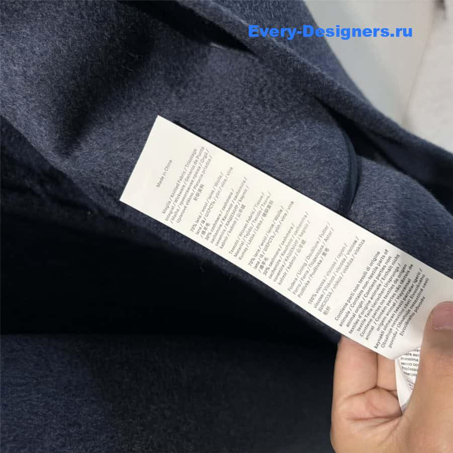 Vanitoo Long Cashmere Wool Coat