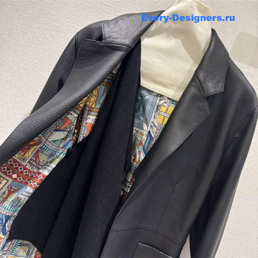 H**me5 lambskin blazer