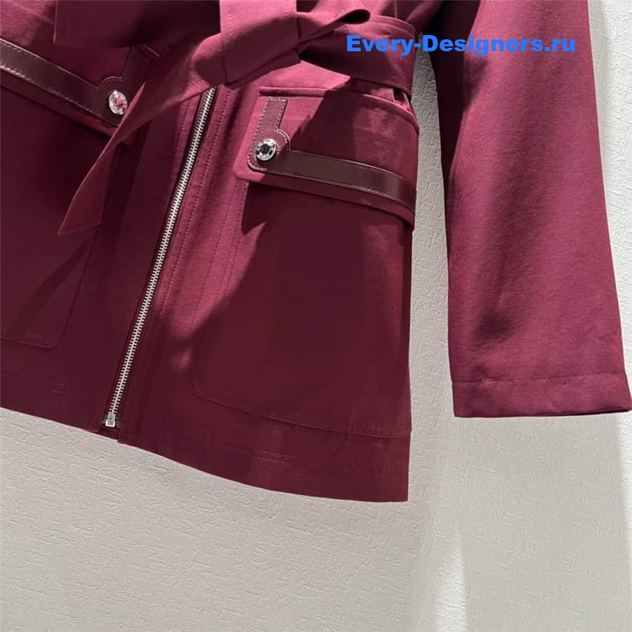 H**me5 waist trench coat