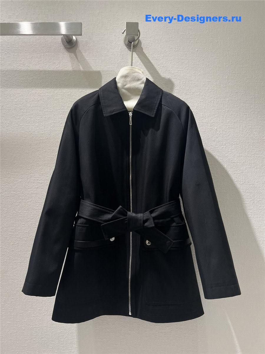 H**me5 waist trench coat