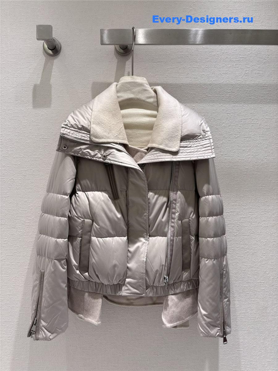 BC lapel two-piece down jacket