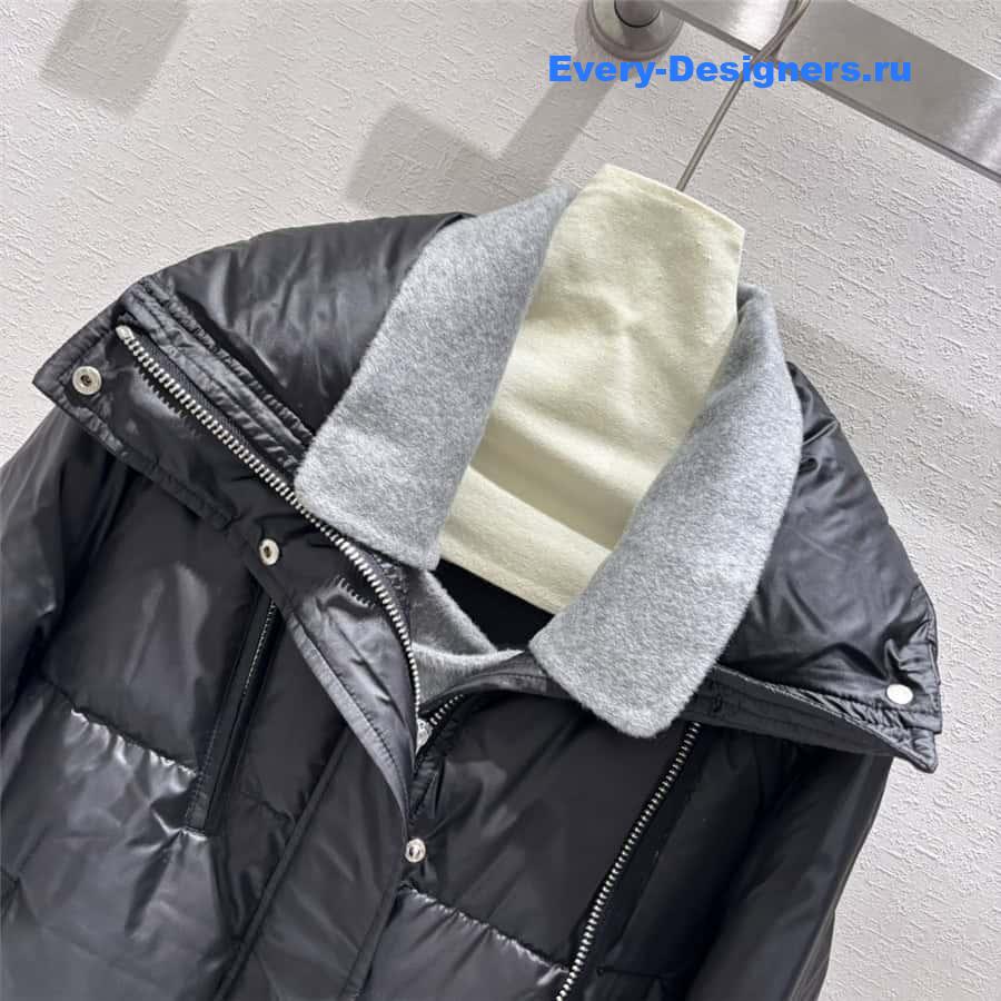 BC lapel two-piece down jacket