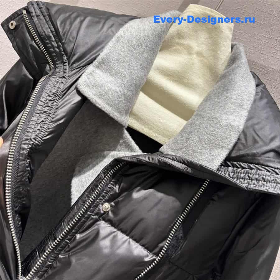 BC lapel two-piece down jacket