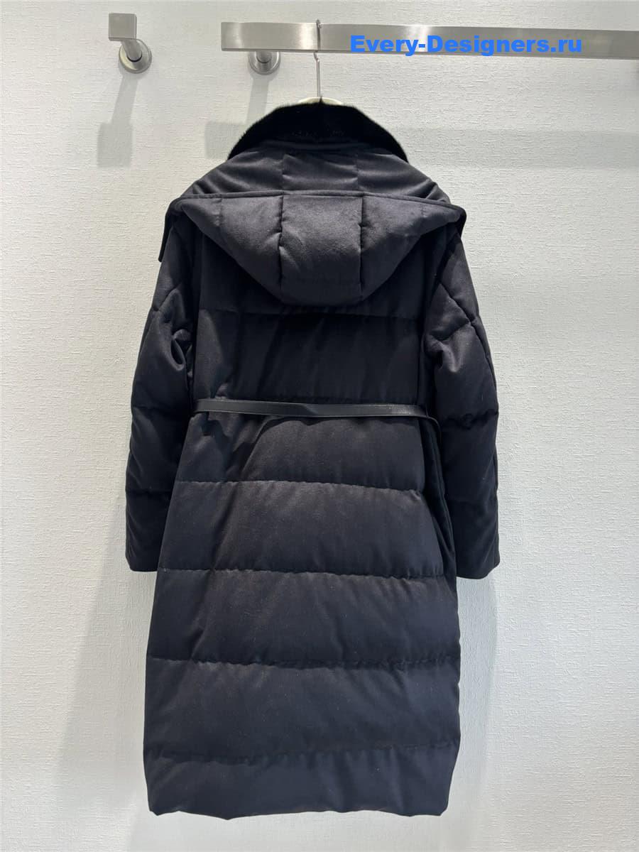 L0r0 P1ana cashmere mink collar down jacket