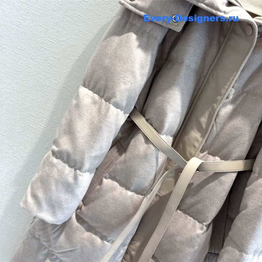 L0r0 P1ana cashmere mink collar down jacket