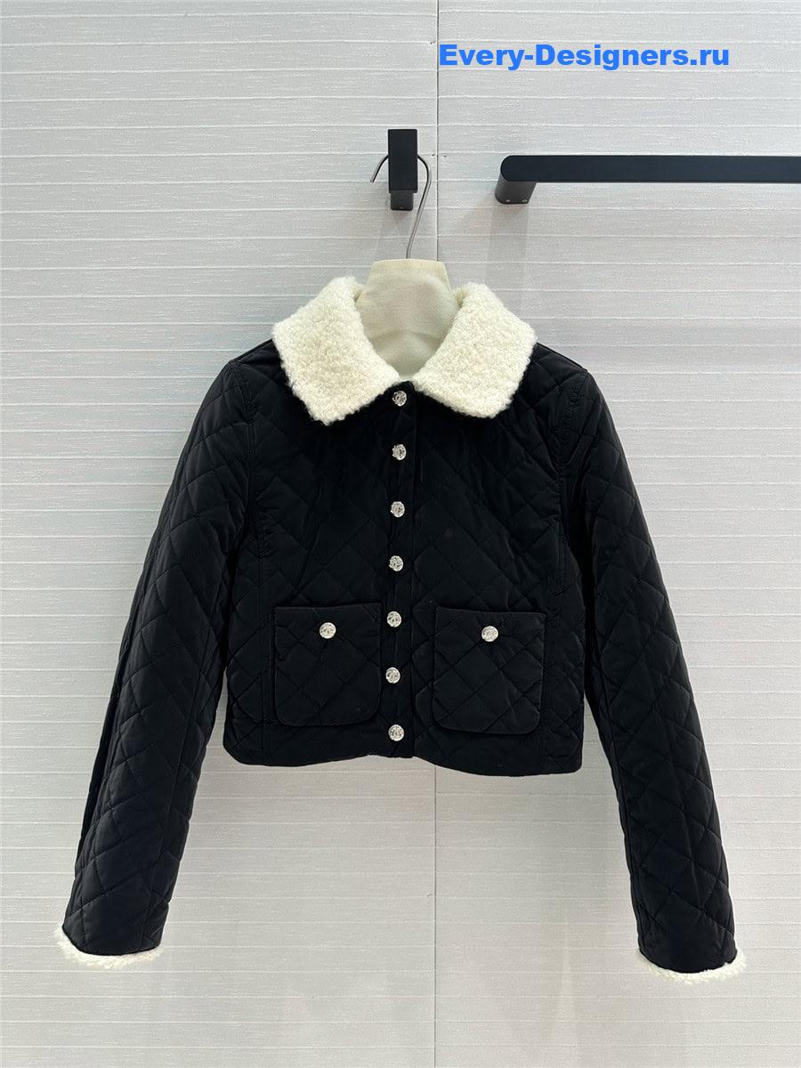 CC padded lapel jacket