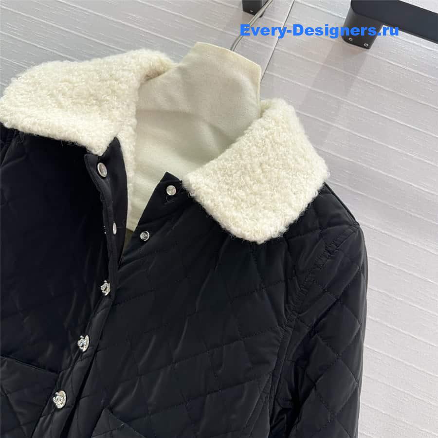 CC padded lapel jacket