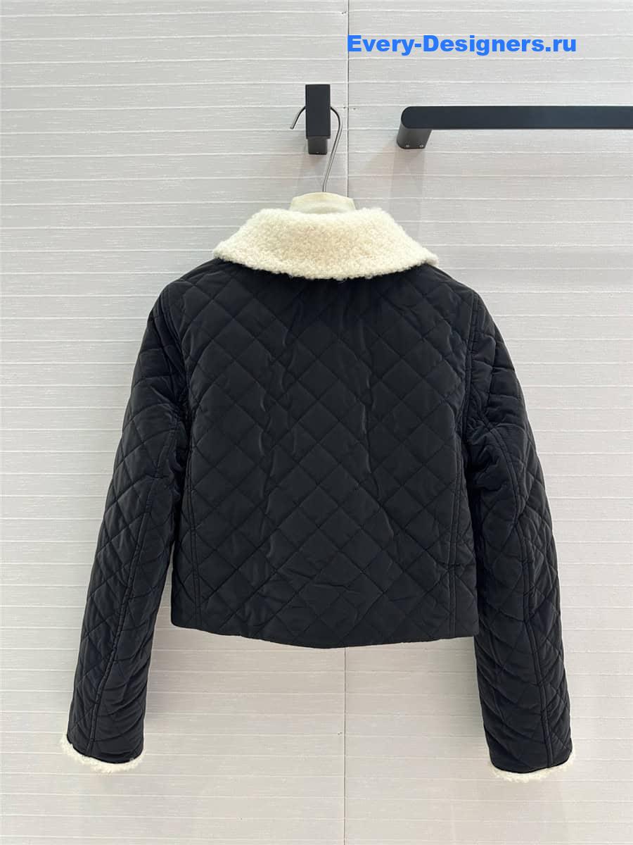 CC padded lapel jacket