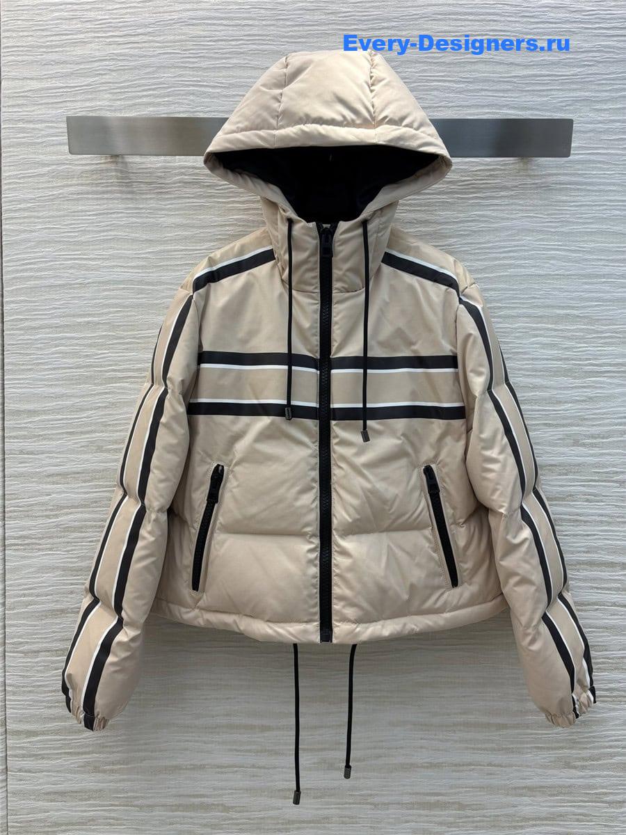 D10r D10ralps hooded cropped puffer jacket