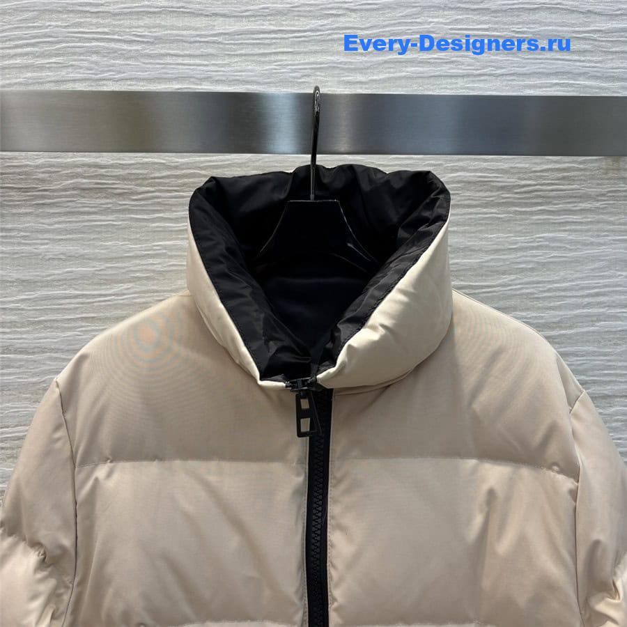 D10r stand collar belt down jacket