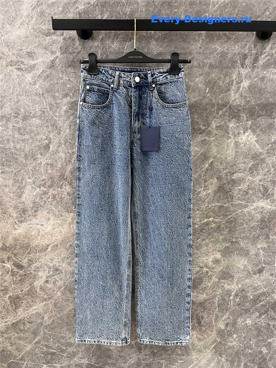 l0vis Vvtt0n lv denim straight trousers